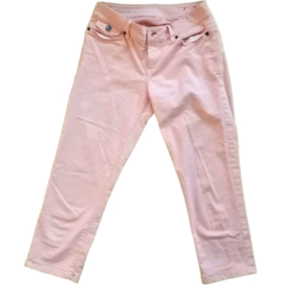 Talbots Womans Signature Peach Capri Pants Size 2P/26